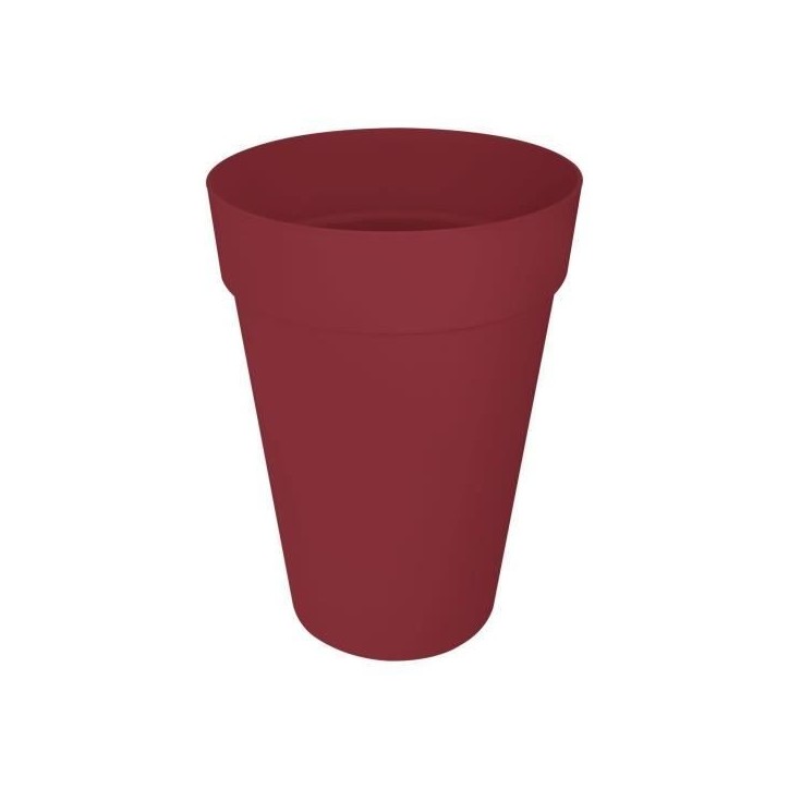 ELHO Pot de fleur Loft Urban Rond - Haut 42 - Rouge - Ø 42 x H 56 cm - Extérieur - 100% recyclé ELHO Pot de fleur Loft Urban Rond - Haut 42 - Rouge - Ø 42 x H 56 cm - Extérieur - 100% recyclé