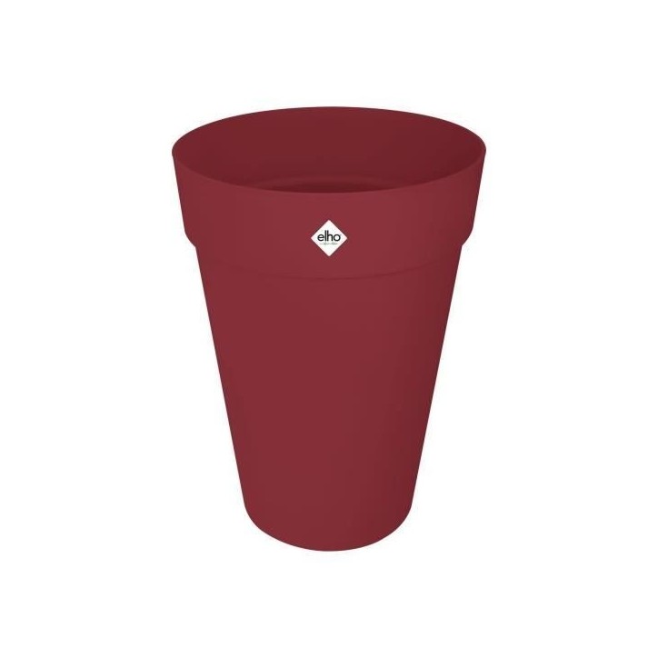 ELHO Pot de fleur Loft Urban Rond - Haut 42 - Rouge - Ø 42 x H 56 cm - Extérieur - 100% recyclé ELHO Pot de fleur Loft Urban Rond - Haut 42 - Rouge - Ø 42 x H 56 cm - Extérieur - 100% recyclé