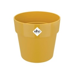 ELHO Pot de fleur B.FOR ORIGINAL rond - 7,9L - Ø 25 x 23 cm - Ocre