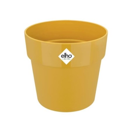 ELHO Pot de fleur B.FOR ORIGINAL rond - 7,9L - Ø 25 x 23 cm - Ocre