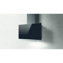 Hotte - ELICA - Aplomb - BL/A/60 - 58,8 x 65,5-99 x 25 cm - Verre noir