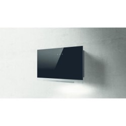 Hotte - ELICA - Aplomb - BL/A/60 - 58,8 x 65,5-99 x 25 cm - Verre noir