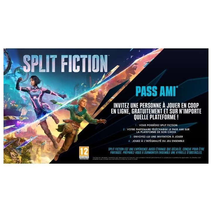 SPLIT FICTION - Jeu Nintendo Switch 2 (Code in the box)