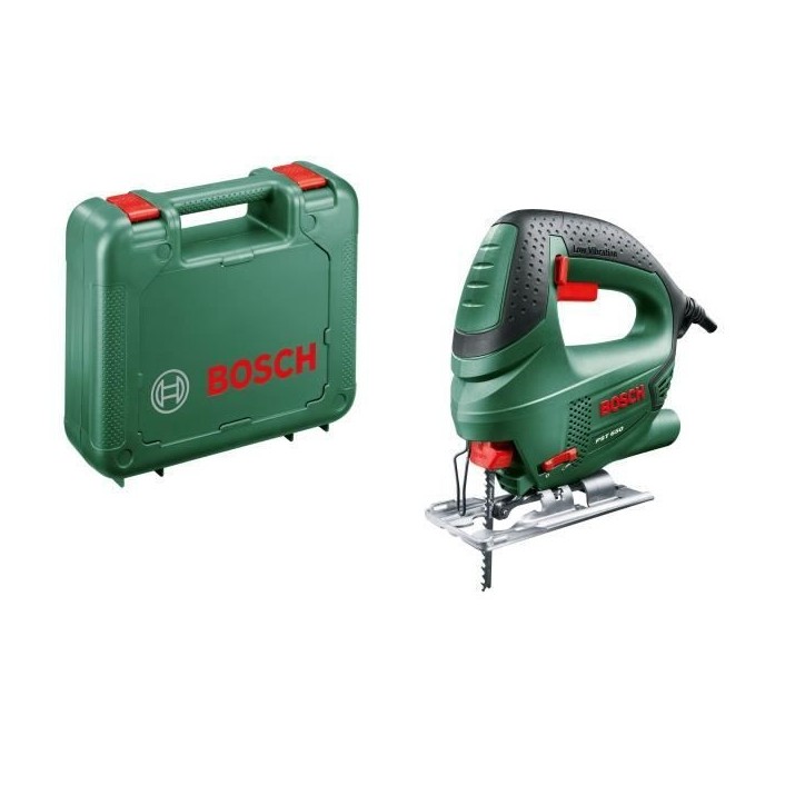 Scie sauteuse filaire BOSCH PST 650 CT 500W - Vert - PST 650 CT - Scie sauteuse - Electrique - Bois - 65 mm Scie sauteuse filaire BOSCH PST 650 CT 500W - Vert - PST 650 CT - Scie sauteuse - Electrique - Bois - 65 mm