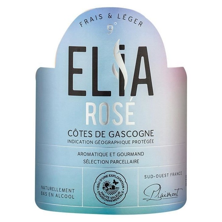 Château Plaimont ELIA 2024 Côtes de Gascogne - Vin rosé du Sud-Ouest