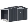Abri de jardin en métal et abri bûches 8,72 m² - 342 x 255 x 202 -