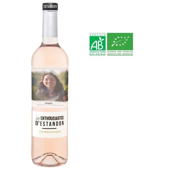 Les Enthousiastes 2024 Vin de Pays du Var - Vin rosé de Provence - Bio