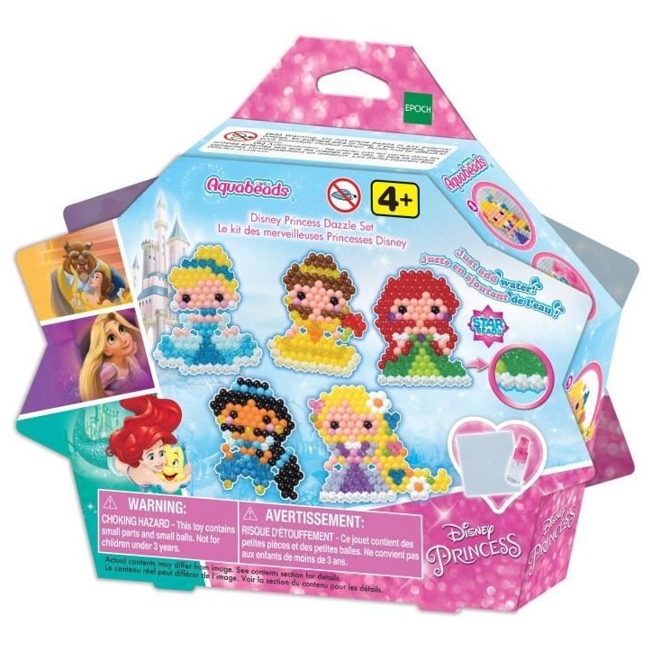 Aquabeads - EPOCH - Coffret Princesses Disney - Plus de 800 perles étoiles multicolores Aquabeads - EPOCH - Coffret Princesses Disney - Plus de 800 perles étoiles multicolores