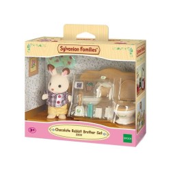SYLVANIAN FAMILIES - 5015 - Frere Lapin Chocolat et Toilettes - Villag