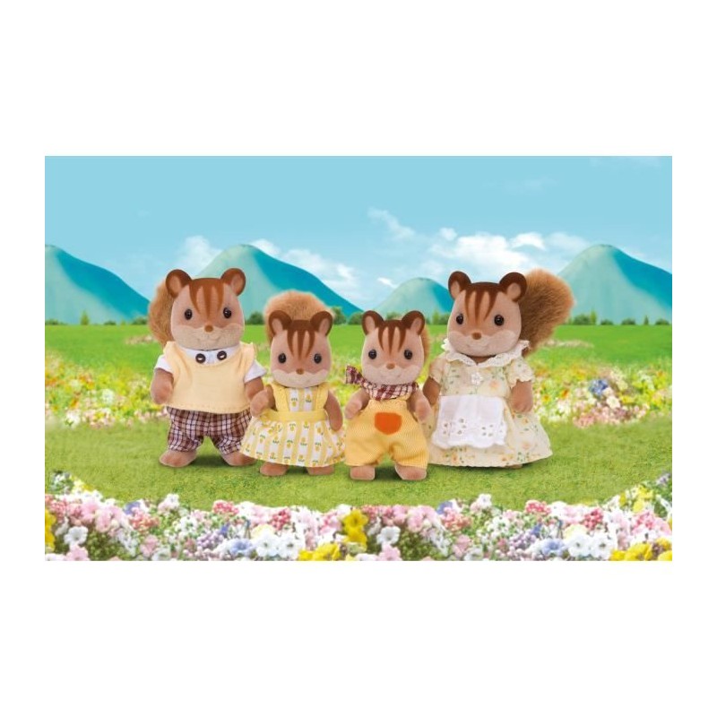 Famille écureuil roux - SYLVANIAN FAMILIES - Personnage miniature - M