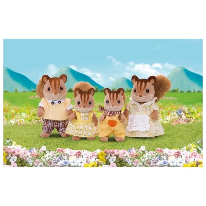 Famille écureuil roux - SYLVANIAN FAMILIES - Personnage miniature - Mixte - A partir de 3 ans Famille écureuil roux - SYLVANIAN FAMILIES - Personnage miniature - Mixte - A partir de 3 ans