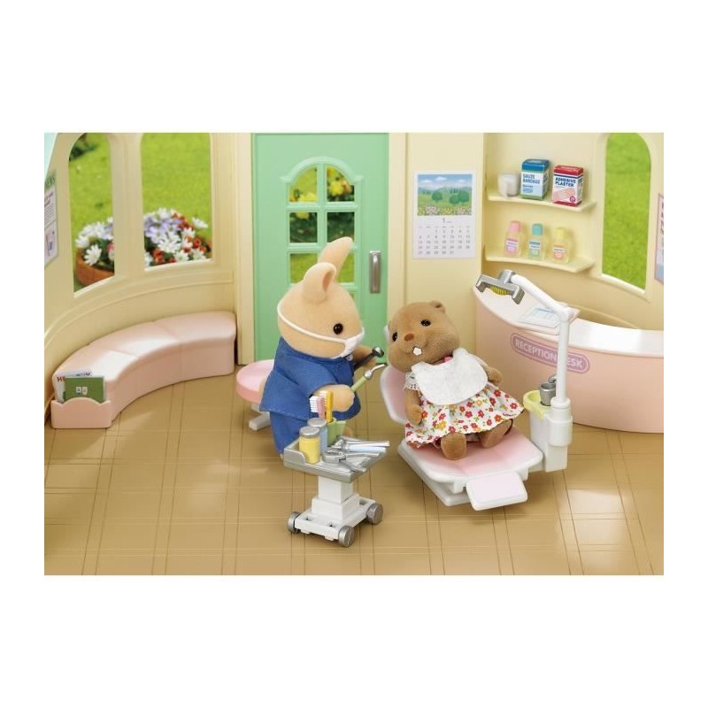 SYLVANIAN FAMILIES - Dentiste et Accessoires - Papa Lapin creme - 14 a SYLVANIAN FAMILIES - Dentiste et Accessoires - Papa Lapin creme - 14 a