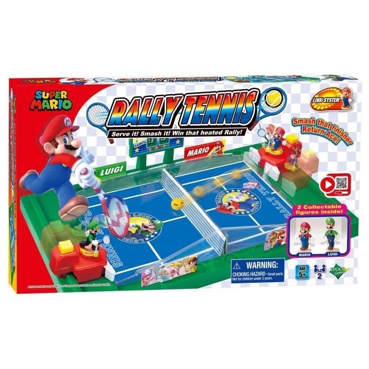 Jeu de Tennis Super Mario Rally - EPOCH Games - Jeu d'ambiance et d'action Jeu de Tennis Super Mario Rally - EPOCH Games - Jeu d'ambiance et d'action