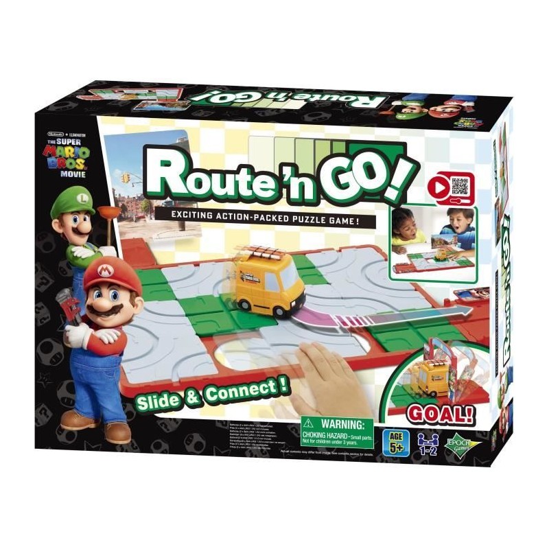 Jeu de course Super Mario Route'N Go - EPOCH Games - Pour enfants a pa Jeu de course Super Mario Route'N Go - EPOCH Games - Pour enfants a pa