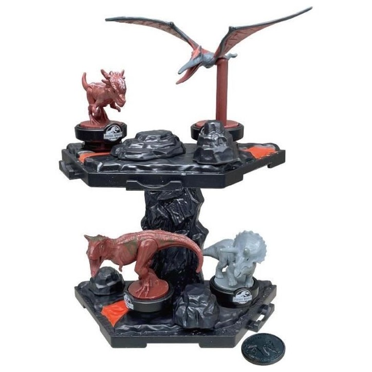 Jeu d'Équilibre - EPOCH GAMES - Jurassic World Volcano Quake - Dinosaures sur Plateforme, Dernier en Place Gagne ! Jeu d'Équilibre - EPOCH GAMES - Jurassic World Volcano Quake - Dinosaures sur Plateforme, Dernier en Place Gagne !