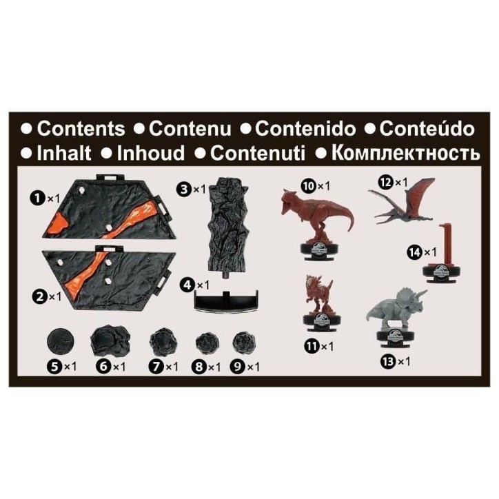 Jeu d'Équilibre - EPOCH GAMES - Jurassic World Volcano Quake - Dinosaures sur Plateforme, Dernier en Place Gagne ! Jeu d'Équilibre - EPOCH GAMES - Jurassic World Volcano Quake - Dinosaures sur Plateforme, Dernier en Place Gagne !
