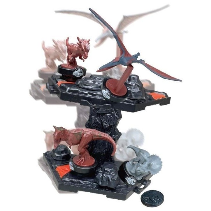 Jeu d'Équilibre - EPOCH GAMES - Jurassic World Volcano Quake - Dinosaures sur Plateforme, Dernier en Place Gagne ! Jeu d'Équilibre - EPOCH GAMES - Jurassic World Volcano Quake - Dinosaures sur Plateforme, Dernier en Place Gagne !