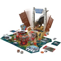 Jeu de société avec figurine T-Rex - EPOCH - Jurassic World T-Rex Es