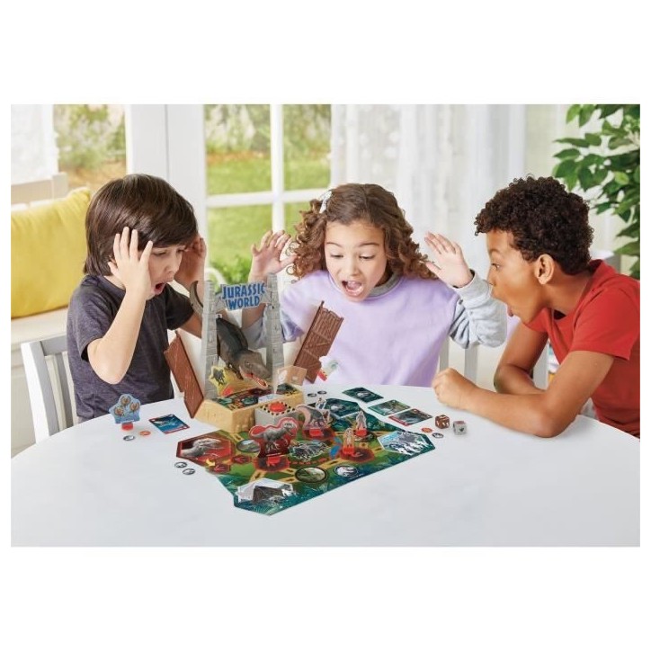 Jeu de société avec figurine T-Rex - EPOCH - Jurassic World T-Rex Escape Jeu de société avec figurine T-Rex - EPOCH - Jurassic World T-Rex Escape