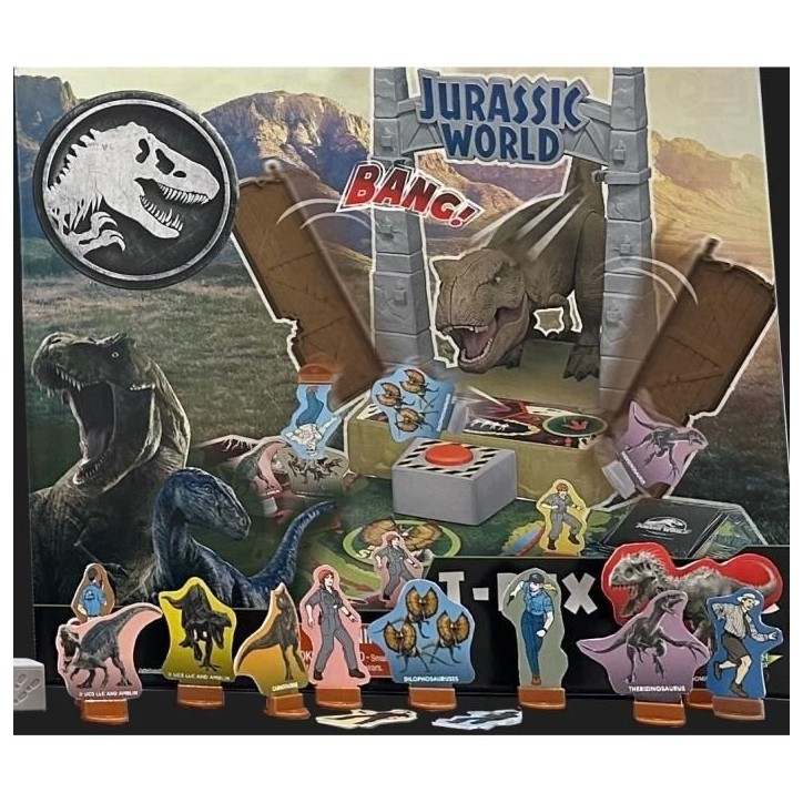 Jeu de société avec figurine T-Rex - EPOCH - Jurassic World T-Rex Escape Jeu de société avec figurine T-Rex - EPOCH - Jurassic World T-Rex Escape