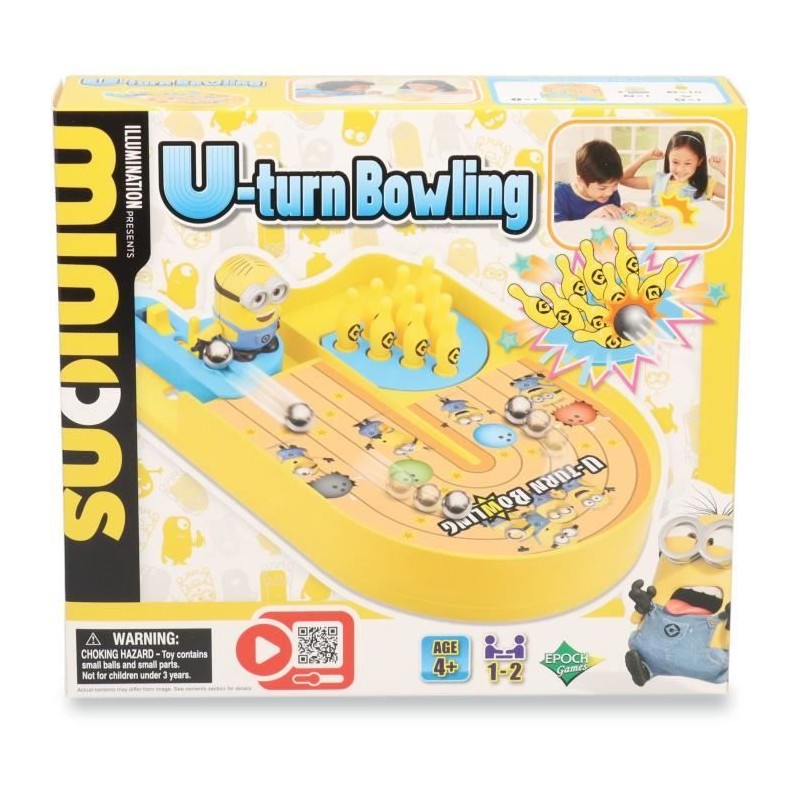 Jeu de Bowling - EPOCH GAMES - Minions U-turn Bowling - Réalise un St Jeu de Bowling - EPOCH GAMES - Minions U-turn Bowling - Réalise un St