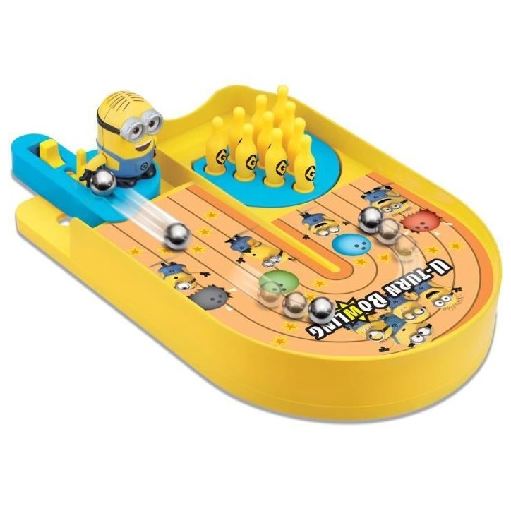 Jeu de Bowling - EPOCH GAMES - Minions U-turn Bowling - Réalise un Strike avec les Minions ! Jeu de Bowling - EPOCH GAMES - Minions U-turn Bowling - Réalise un Strike avec les Minions !
