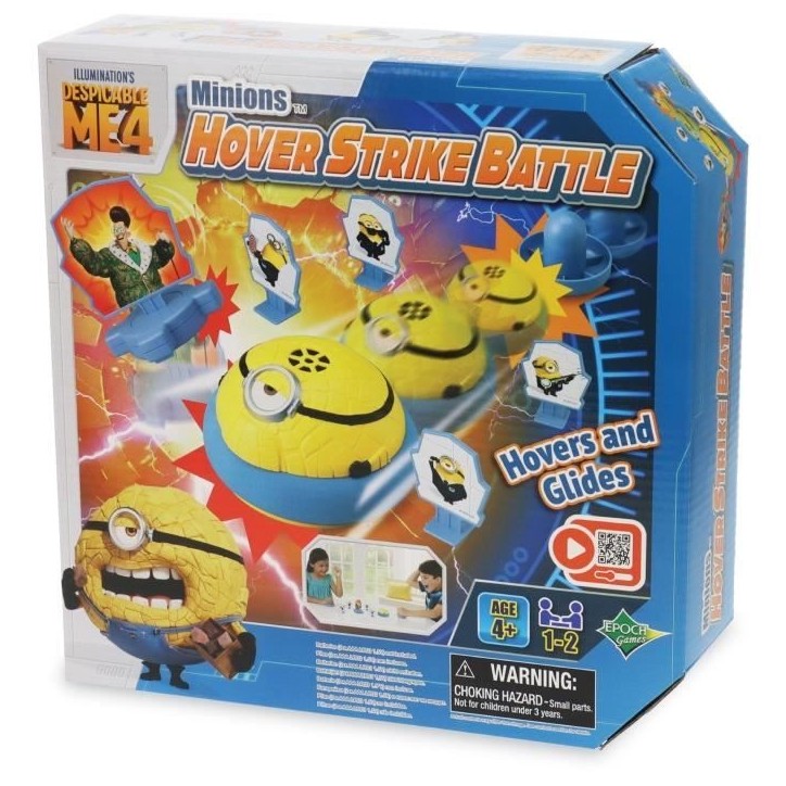Jeu de Table - EPOCH GAMES - Minions Hover Strike Battle - Renvoyer le Palet, Évite les Minions ! Jeu de Table - EPOCH GAMES - Minions Hover Strike Battle - Renvoyer le Palet, Évite les Minions !
