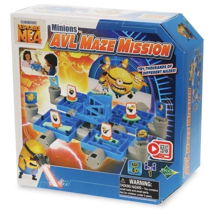 Jeu de Labyrinthe - EPOCH GAMES - Minions AVL Maze Mission - Guider la Bille, 25 000 Combinaisons ! Jeu de Labyrinthe - EPOCH GAMES - Minions AVL Maze Mission - Guider la Bille, 25 000 Combinaisons !