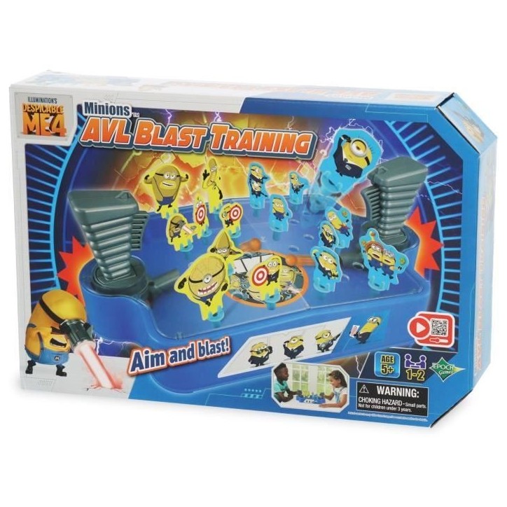 Jeu de Précision - EPOCH GAMES - Minions AVL Blast Training - Tire et Fais Tomber les Minions ! Jeu de Précision - EPOCH GAMES - Minions AVL Blast Training - Tire et Fais Tomber les Minions !