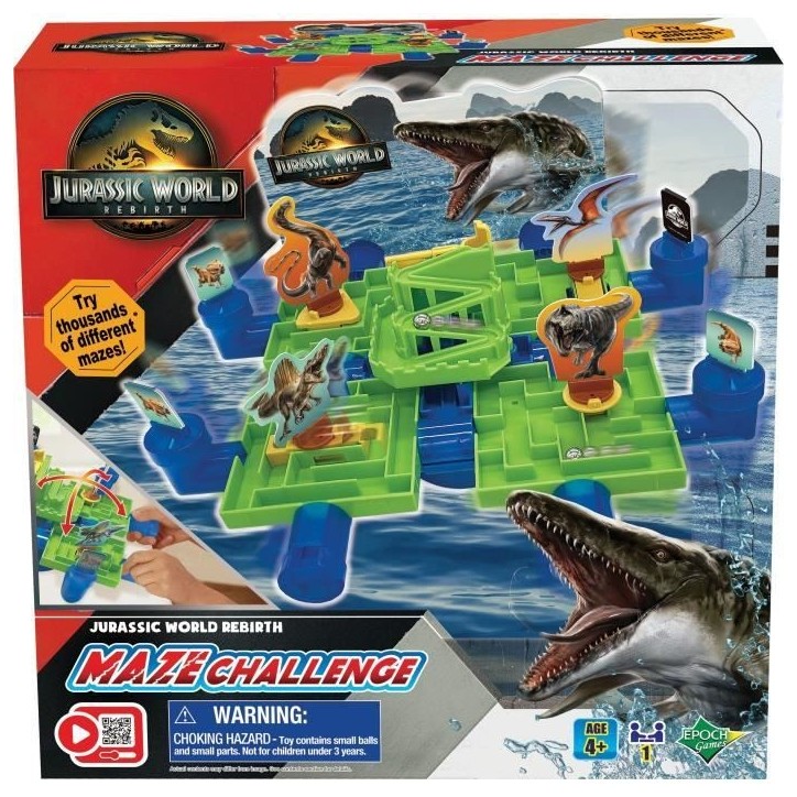 Jurassic World – Maze Game - movie - Jeu d'ambiance - EPOCH - Des 4 ans Jurassic World – Maze Game - movie - Jeu d'ambiance - EPOCH - Des 4 ans