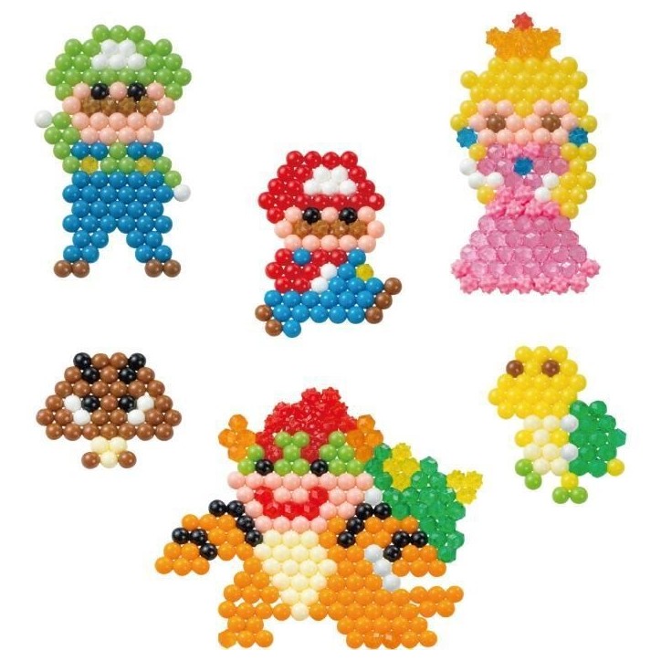 Le kit Super Mario - AQUABEADS - Perles qui collent avec de l'eau Le kit Super Mario - AQUABEADS - Perles qui collent avec de l'eau