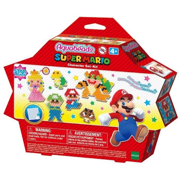 Le kit Super Mario - AQUABEADS - Perles qui collent avec de l'eau Le kit Super Mario - AQUABEADS - Perles qui collent avec de l'eau