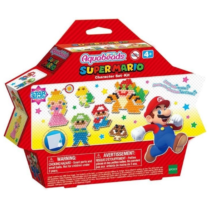 Le kit Super Mario - AQUABEADS - Perles qui collent avec de l'eau Le kit Super Mario - AQUABEADS - Perles qui collent avec de l'eau
