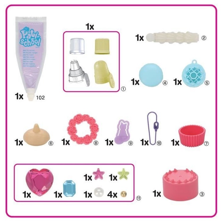 Jeu culinaire - EPOCH 32332 - Le kit de décoration violet Jeu culinaire - EPOCH 32332 - Le kit de décoration violet