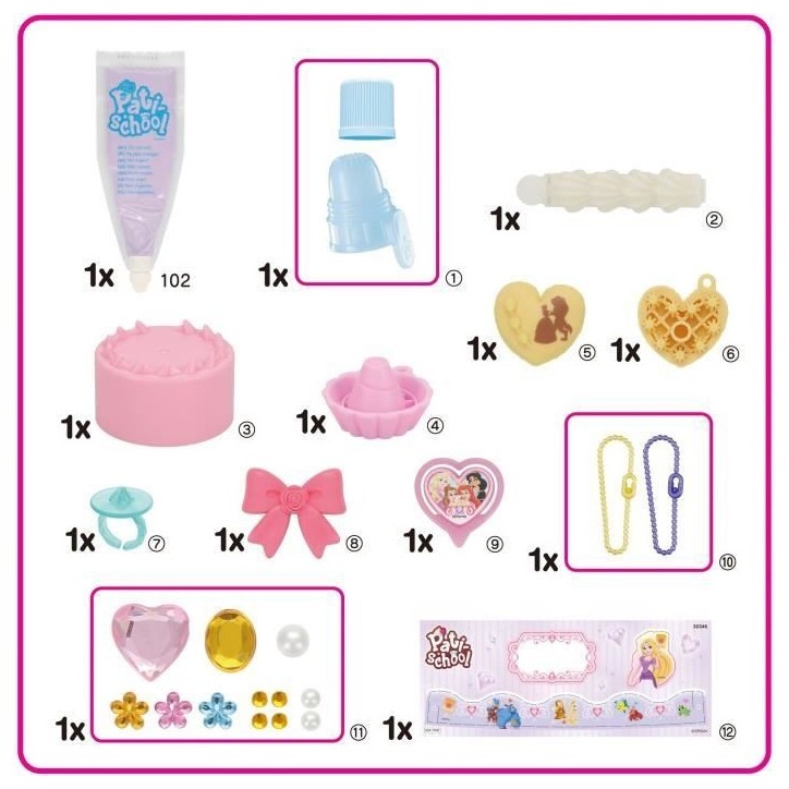 L'atelier de création - Pati School - EPOCH - Kit créatif Disney avec pâte modelable