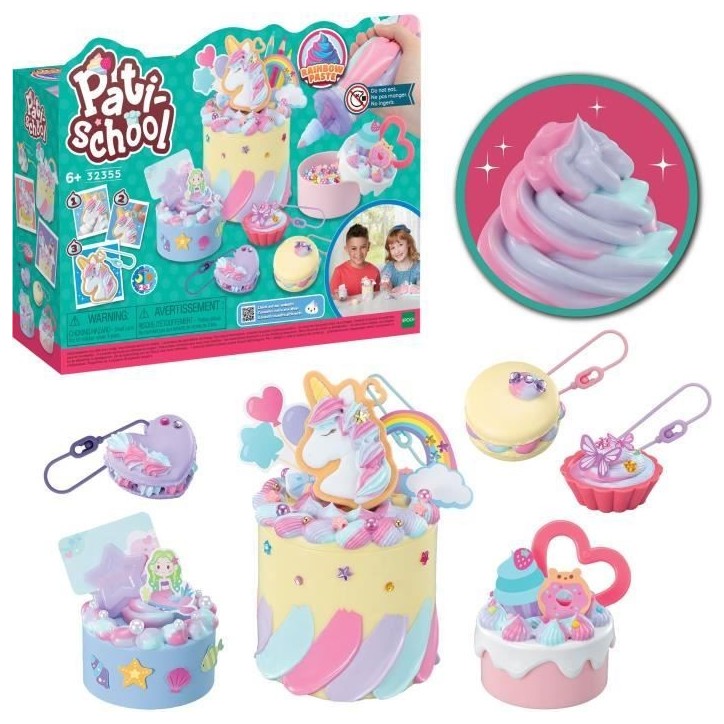 Le coffret Arc-en-ciel Deluxe - Pati School - EPOCH - Activité créative non alimentaire avec décorations Le coffret Arc-en-ciel Deluxe - Pati School - EPOCH - Activité créative non alimentaire avec décorations