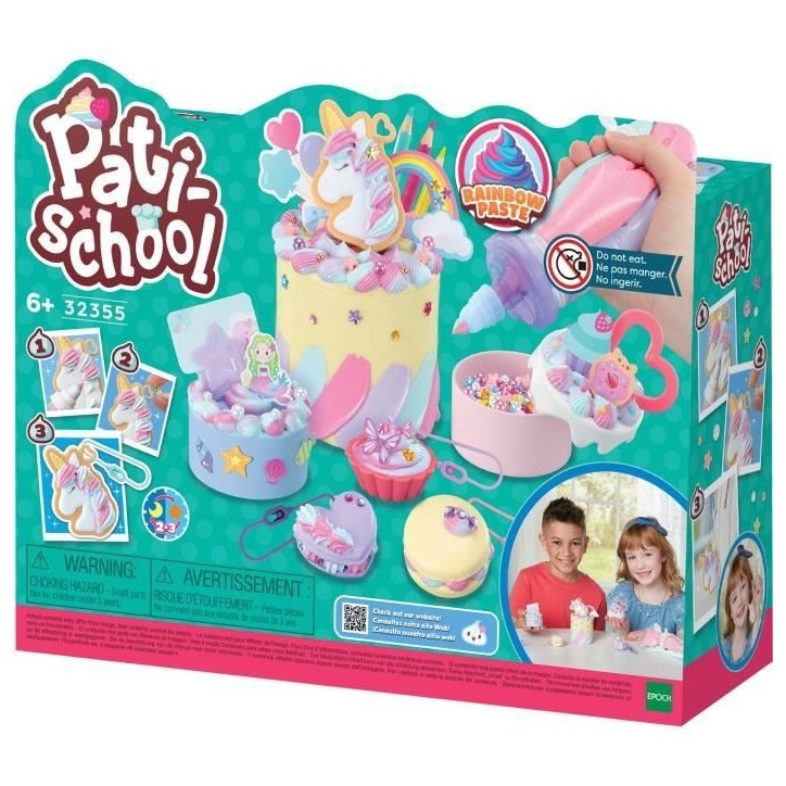 Le coffret Arc-en-ciel Deluxe - Pati School - EPOCH - Activité créative non alimentaire avec décorations Le coffret Arc-en-ciel Deluxe - Pati School - EPOCH - Activité créative non alimentaire avec décorations