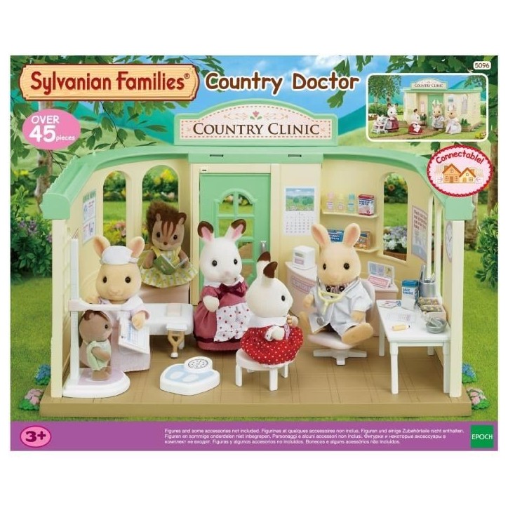 Cabinet médical miniature - SYLVANIAN FAMILIES - 5096 - Accessoires inclus Cabinet médical miniature - SYLVANIAN FAMILIES - 5096 - Accessoires inclus