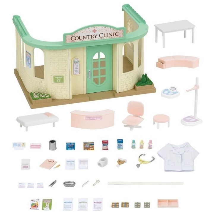 Cabinet médical miniature - SYLVANIAN FAMILIES - 5096 - Accessoires inclus Cabinet médical miniature - SYLVANIAN FAMILIES - 5096 - Accessoires inclus