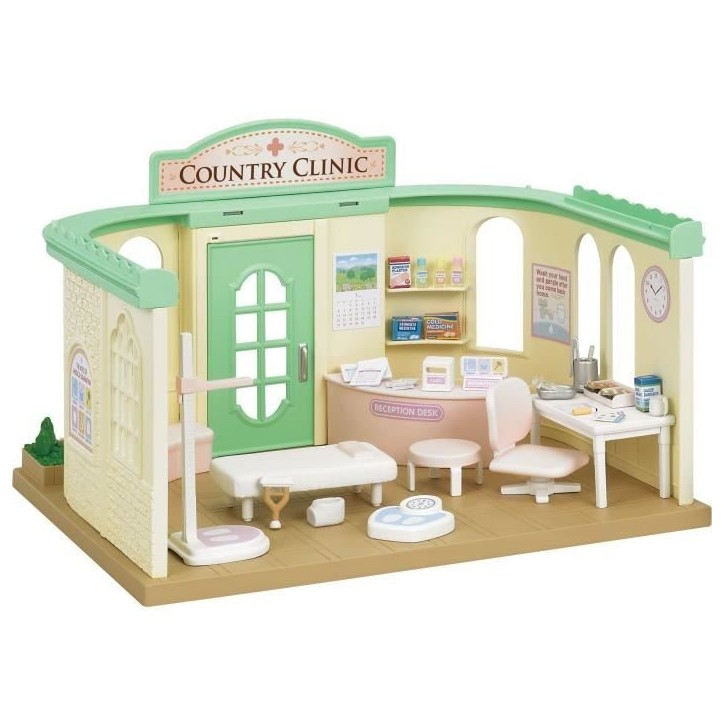 Cabinet médical miniature - SYLVANIAN FAMILIES - 5096 - Accessoires inclus Cabinet médical miniature - SYLVANIAN FAMILIES - 5096 - Accessoires inclus