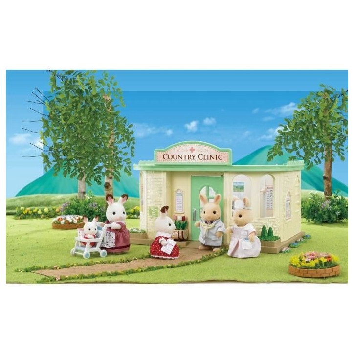 Cabinet médical miniature - SYLVANIAN FAMILIES - 5096 - Accessoires inclus Cabinet médical miniature - SYLVANIAN FAMILIES - 5096 - Accessoires inclus