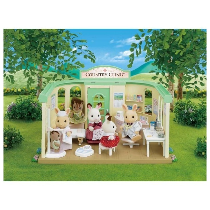 Cabinet médical miniature - SYLVANIAN FAMILIES - 5096 - Accessoires inclus Cabinet médical miniature - SYLVANIAN FAMILIES - 5096 - Accessoires inclus