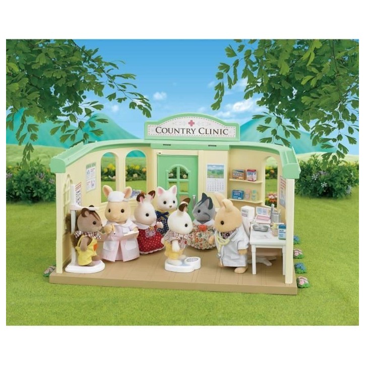 Cabinet médical miniature - SYLVANIAN FAMILIES - 5096 - Accessoires inclus Cabinet médical miniature - SYLVANIAN FAMILIES - 5096 - Accessoires inclus