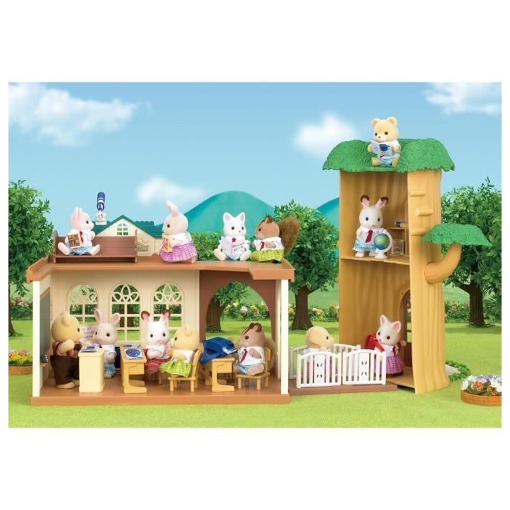 SYLVANIAN FAMILIES - 5105 - L'école de la foret - La creche, l'école