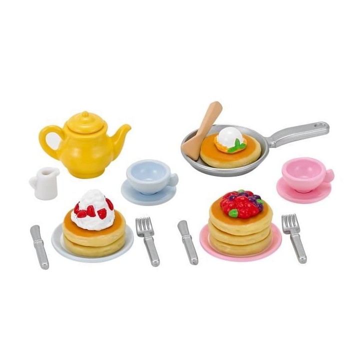 Set De Gouter Pancake - SYLVANIAN FAMILIES - A partir de 3 ans - Accessoires de cuisine pour enfants Set De Gouter Pancake - SYLVANIAN FAMILIES - A partir de 3 ans - Accessoires de cuisine pour enfants