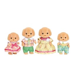 SYLVANIAN FAMILIES - Famille Caniche - 4 personnages - Mixte - A parti