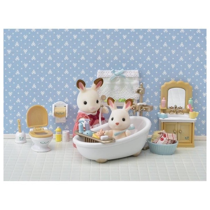 SYLVANIAN FAMILIES - 5286 - Le set salle de bain - Le village SYLVANIAN FAMILIES - 5286 - Le set salle de bain - Le village