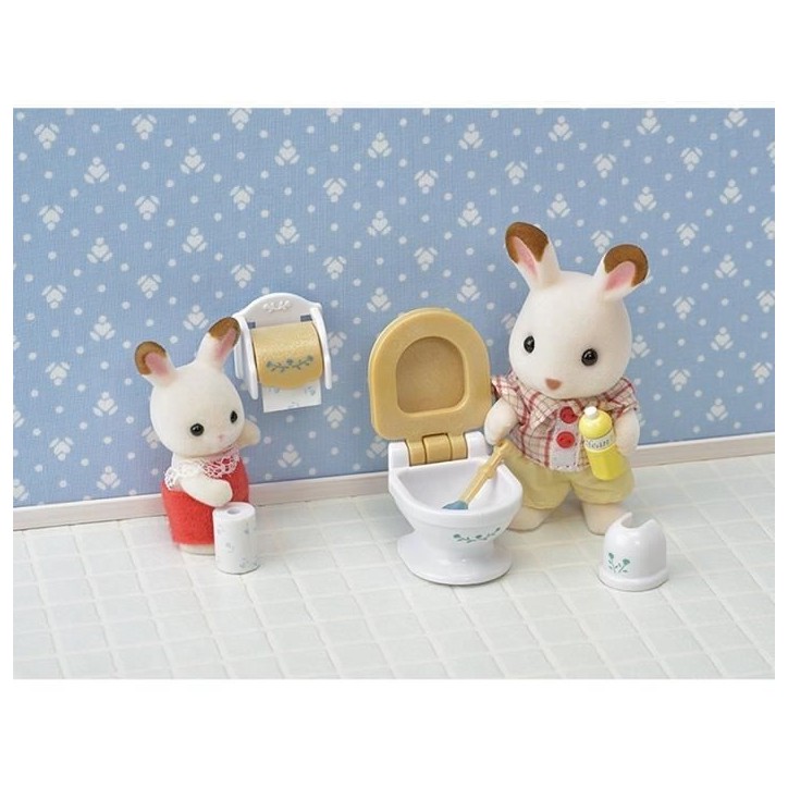 SYLVANIAN FAMILIES - 5286 - Le set salle de bain - Le village SYLVANIAN FAMILIES - 5286 - Le set salle de bain - Le village