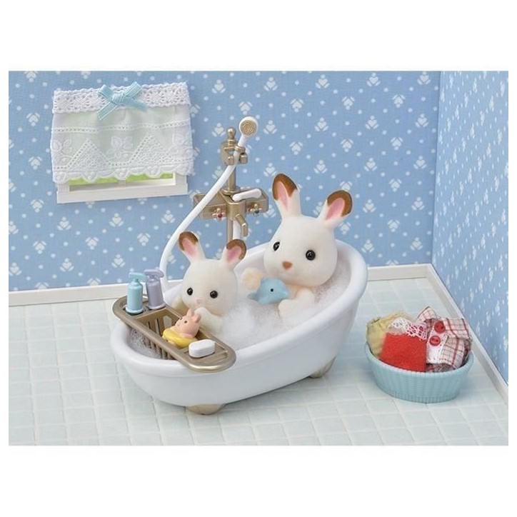 SYLVANIAN FAMILIES - 5286 - Le set salle de bain - Le village SYLVANIAN FAMILIES - 5286 - Le set salle de bain - Le village
