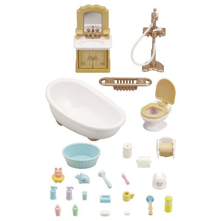 SYLVANIAN FAMILIES - 5286 - Le set salle de bain - Le village SYLVANIAN FAMILIES - 5286 - Le set salle de bain - Le village
